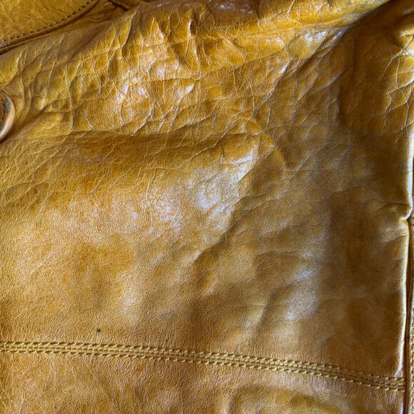 Auth Balenciaga F/W 2007 Jaune Marigold Yellow Chevre Work - Picture 16 of 16